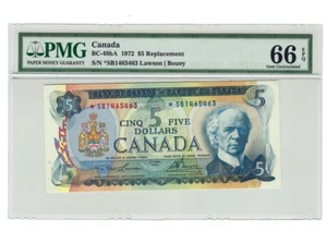 1972 BOC $5, BC-48bA SB* Prefix PMG Gem 66 EPQ - Picture 1 of 2