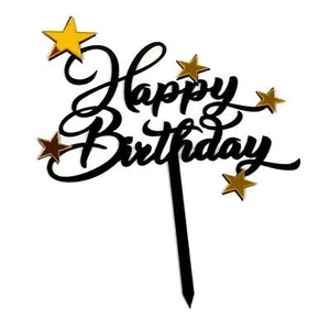 Happy Birthday Sterne / Kuchenstecker - Bild 1 von 1