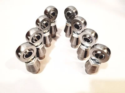 Kit de extremo de varilla cromoly de 4 eslabones de 3/4" x 5/8" sin espaciadores 1,25" x 120 Foto 1 de 2