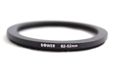 BOWER 62-52MM STEP-DOWN CAMERA LENS FILTER RING (MINT) - Image 1 of 2