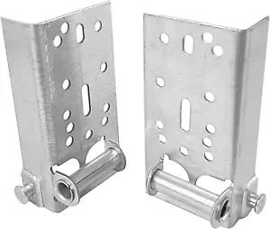 Paquete de 2 soportes de elevación inferiores para puertas de garaje sin sujetadores y vástago de 7/16 pulgadas, - Imagen 1 de 12