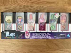 TROLLS DREAMWORKS WORLD TOUR TINY DANCERS FIND YOUR BEAT PACK 6 PC SET NEW - Picture 1 of 2