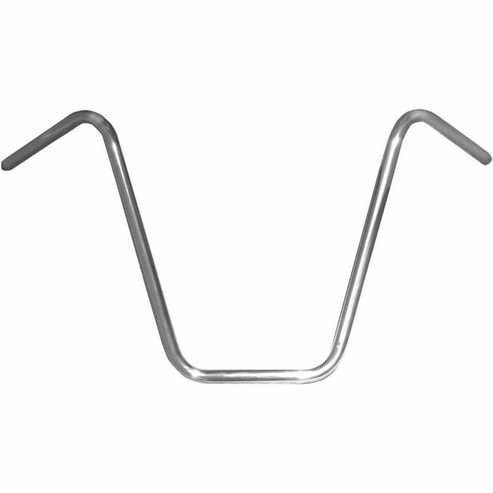 Emgo - 07-12504 - 1in. Ape Hanger Handlebar, 12in. - Chrome
