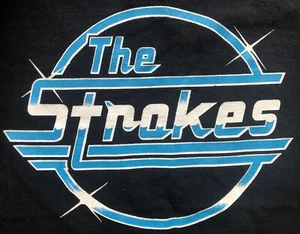 Vintage Y2K The Strokes Magna Logo Band Shirt, schwarz, Herren SM, Garage Post Punk - Bild 1 von 7