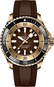Breitling Superocean Automatic Brown Dial Bronze Case Mens Watch N17376201Q1S1 - Picture 1 of 6