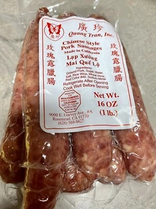 Chinese Style Pork Sausage -Lạp Xưởng Mai Quế Lộ Heo-FRESH PICK UP From CA store - Picture 1 of 3