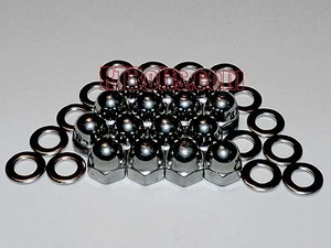 (15) Tuercas de gorra de bellota 1/4"-20 seguridad, espectáculo, cúpula, hexagonal, acero inoxidable, hilo UNC - Imagen 1 de 11