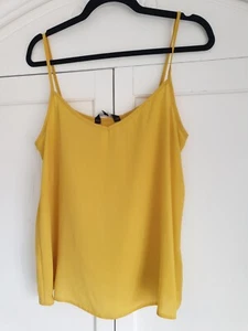 New Look Ladies Mustard Yellow Camisole Size 14 - Picture 1 of 2