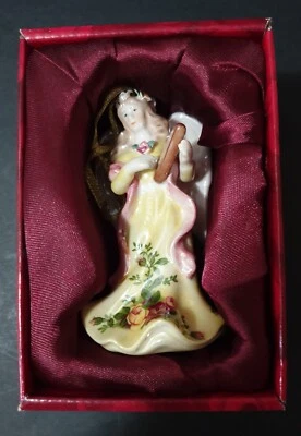 Adorno de ángel colgante Royal Albert Old Country Roses de colección - sin música ni chip Foto 1 de 4