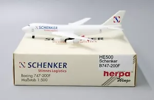 Schenker B747-200F Herpa scala 1:500 modellino pressofuso HE500 ULTIMI DUE!! - Foto 1 di 9