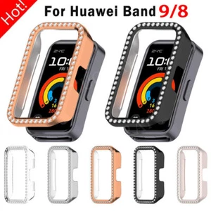 Do Huawei Band 9/8 Hard PC Hollow Diamond Futerał ochronny Bumper Frame Cover - Zdjęcie 1 z 51