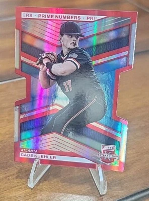 2023 Panini Elite Extra Edition - Prime Numbers Red #38 Cade Kuehler /200 (RC) - Image 1 of 2