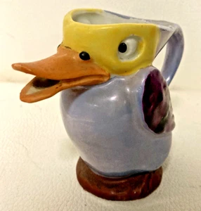 VTG Australian Kookaburra Creamer-Purple Lustre Body-Purple Wings-Orange Beak - Picture 1 of 5