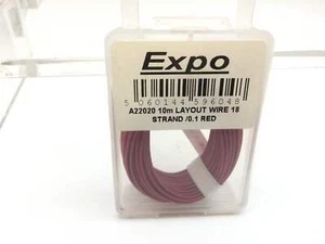 Expo A22020 10 Metre Roll of Red 18/0.1mm Cable/Wire - Picture 1 of 1
