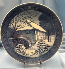 Royal Copenhagen Annual Christmas Plate 1976 Vibaer Water-Mill U16