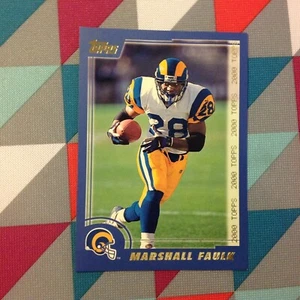 Marshall Faulk #2 of 8 Rams legend - 2000 topps Jumbo oversized 3"x5" card - Bild 1 von 2