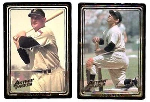 YOGI BERRA & JOHNNY MIZE Yankees ~ 1993 Action Packed Ultimate AS ~ FREE SHIP - Picture 1 of 1