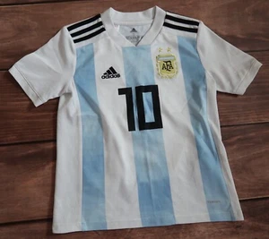 Adidas Soccer Jersey Messi #10 Argentina Football Shirt, Boys Size XS - Picture 1 of 8