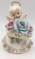 New ListingVintage 1950-1957 Geo Z. Lefton June Angel Rose Pearl #489 Japan Spaghetti Trim