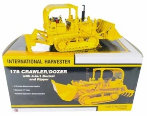 First Gear 40-0127 1:25 IH International 175 Crawler Loader w Demo Bucket MIB - Picture 1 of 4