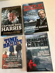 4 Deadliest Catch Books-Time Bandit/Capt Phil Harris/North by Northwestern/Des.. - Picture 1 of 2