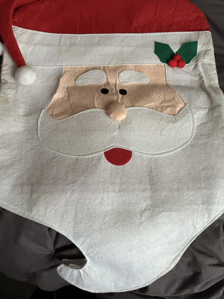 Fundas antideslizantes para sillas de comedor de Navidad, Santa (6) Foto 1 de 3
