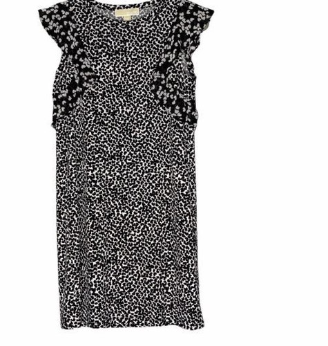 Abito MICHAEL Michael Kors manica arricciata stampa cuore taglia S nuovo con etichetta