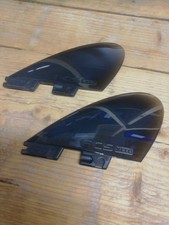 FCS Keel Surfboard Fins - Black - Set of Two - New