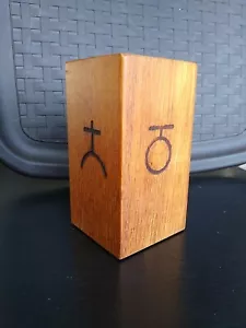 Unique Hand Crafted Knife Block~Wooden - Picture 1 of 12