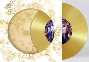 Abba Happy New Year Limited Edition Blue 7" Vinyl Single - 2023 Release Gold - Picture 1 of 2