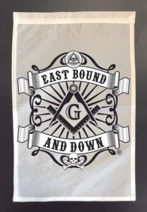 Masonic East Bound & Down® Garden Flag - Picture 1 of 1