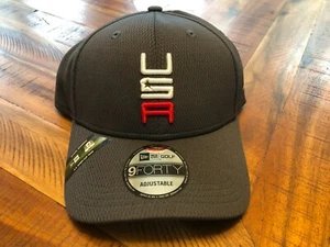 ¡ENVÍO GRATUITO! Sombrero de golf Ryder Cup EE. UU. 2020 gris ajustable nueva era 9FORTY silbando - Imagen 1 de 3