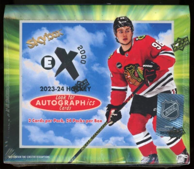 Skybox E-X 2000 cubierta superior 2023/24 hockey hobby box Foto 1 de 4