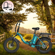 Axiniu 750W Electric Bike for Adult 20” Fat Tire 36V 13A Battery Mountain Bike