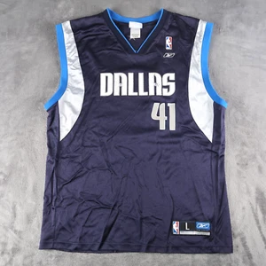 Vintage Dirk Nowitzki Dallas Mavericks Swingman Jersey Size L Large NBA - Picture 1 of 12