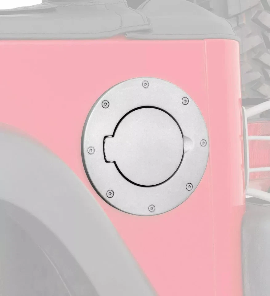 Smittybilt 75000 Polished Billet Style Aluminum Gas Cover 1997-06 Jeep Wrangler Foto 1 de 1