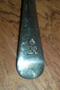 WW2 British Army Officers Royal Cypher Of King George VI Marked Spoon# M - Picture 1 of 7