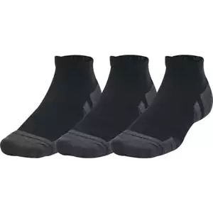 Under Armour Performance Tech Lot de 3 chaussettes basses noires homme rembourrées gym - Photo 1 sur 4