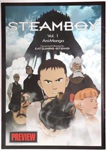 STEAMBOY Vol.1 Ani-Manga PREVIEW Comic Katsuhiro Otomo (Director of Akira) F4 - Picture 1 of 10