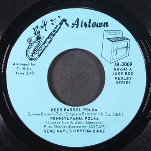 GENE MAYL'S RHYTHM KINGS: beer barrel polka AIRTOWN 7" EP 45 RPM - Picture 1 of 2