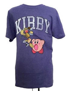 NINTENDO KIRBY Purple Graphic Short Sleeve Crew Neck T-Shirt Sz. S* - Picture 1 of 6
