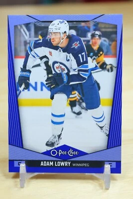 2024-25 OPC Base Blue Parallel #233 Adam Lowry - Winnipeg Jets - Image 1 of 2