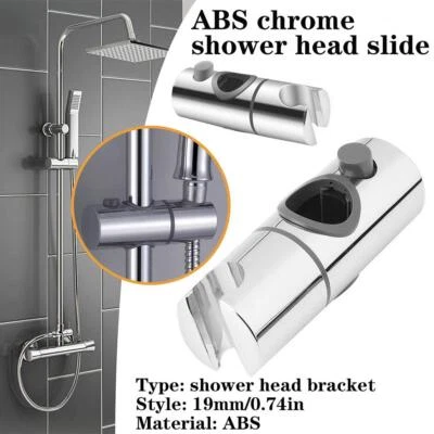 Universal Duschkopf Schieber Gleiter Halter Stangengleiter Duschstange 19/25mm◇ - Bild 1 von 4