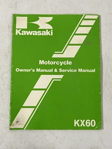 Kawasaki KX60 B3 Motorcycle Owner's Service Manual - Bild 1 von 6