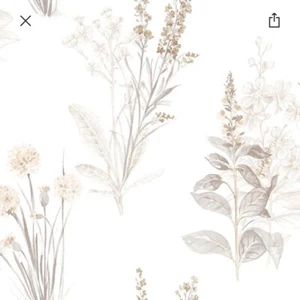 Wallpaper pre-pasted - 56 sq. ft. Measures 33' L x 20.5" W Smooth Wallpaper Rol - Picture 1 of 6