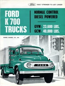 Ford K700 Trucks Australian market 1969 sales brochure - Picture 1 of 1