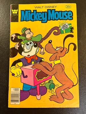 Mickey Mouse 187 VINTAGE Quadrinhos Pateta Whitman 1978 Vol 1 Walt Disney Desenho Animado TV - Imagem 1 de 4