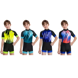 Boys Girls Leotard Stretchy Rompers Training Unitard Bodybuilding Jumpsuit Gym - Picture 1 of 45