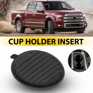Rear Cup Holder Insert For Black Ford F150 Ford 2017-2021 Expedition 2018-2021 - Picture 1 of 17