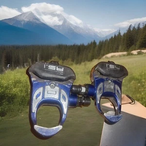 Pedal Binding Look A5.1 Blue- Best Price Fast Ship from CA Worn But ++ - Picture 1 of 6